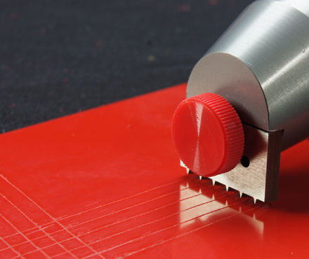 絲印附著力測試儀實(shí)操劃格圖